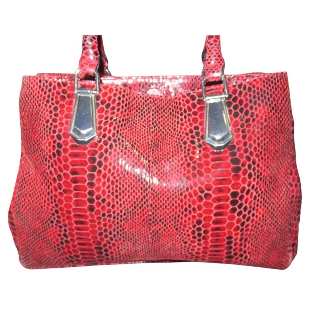 Danier Italian Leather Python Embossed Snakeskin … - image 3